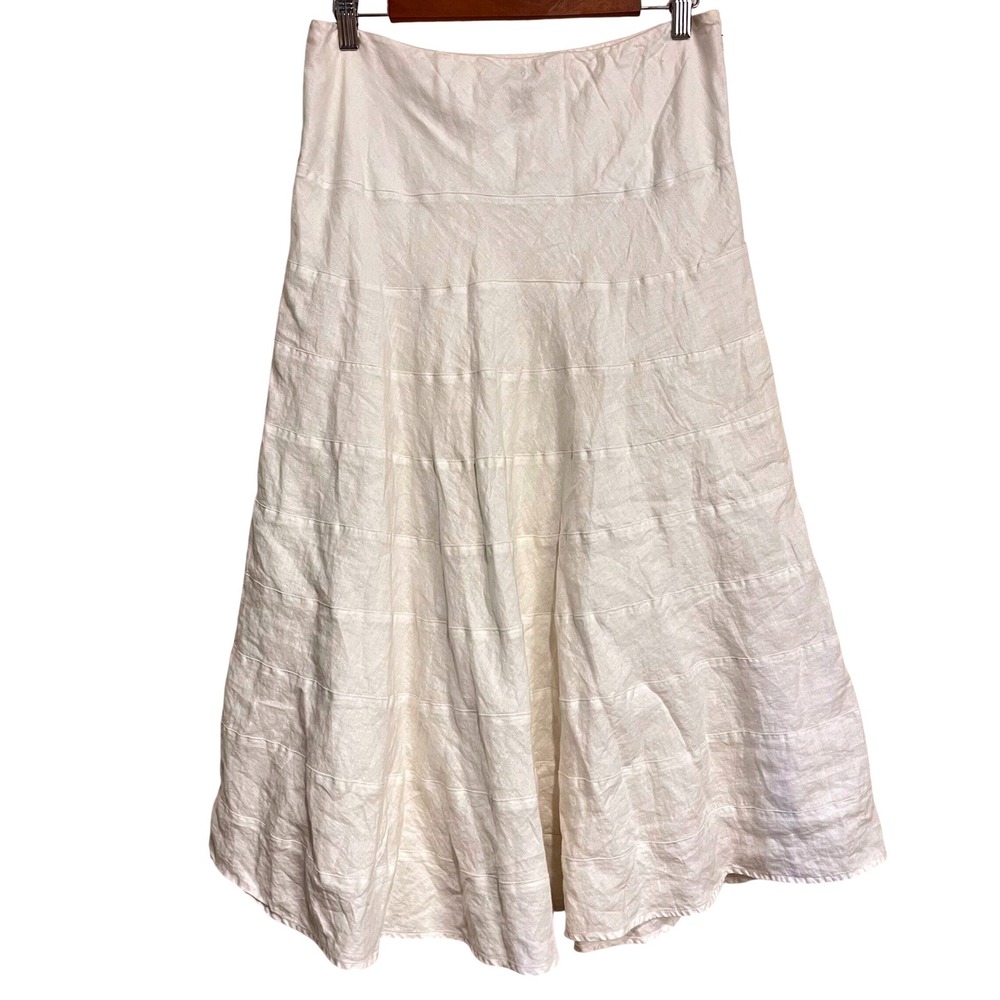 Lauren Ralph Lauren Cream Midi Skirt